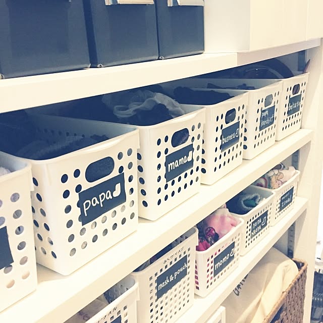 My Shelf,ハンカチ収納,給食セット,靴下収納,100均,パントリー,スッキリ暮らしたい umekichiの部屋
