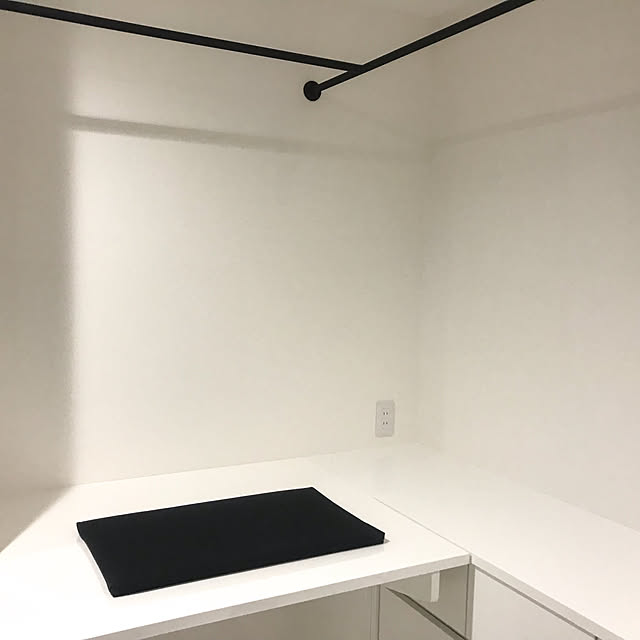 アイアンバー,アイロン台,家事室,WIC,ズボラでも片付く部屋づくり,造作家具,My Desk soylatteの部屋