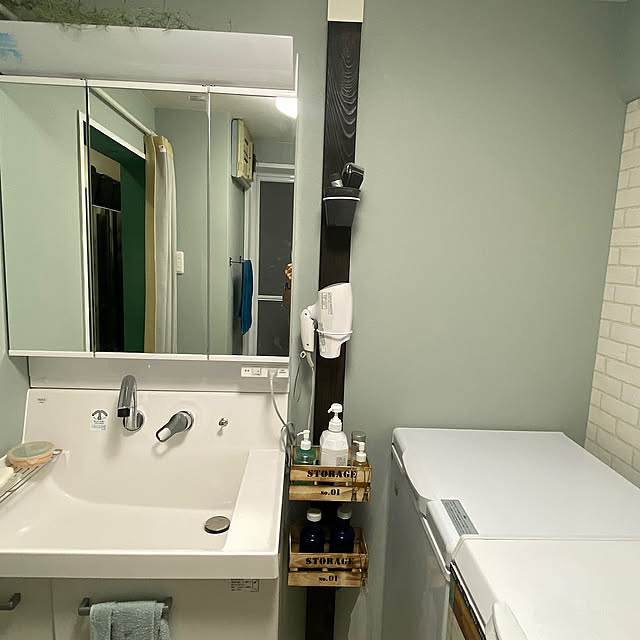 100均,ペイント,男前,プチプラインテリア,DIY,ダイソー,DIY,習慣,Bathroom kikkoの部屋