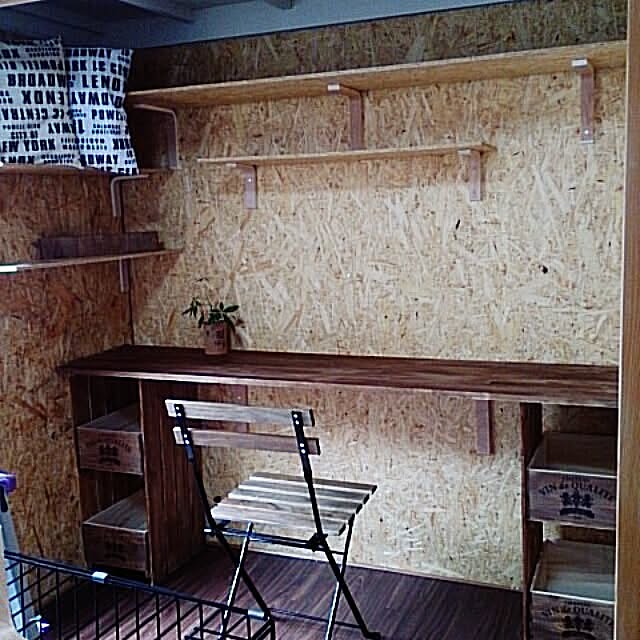 My Desk,押し入れDIY bounoの部屋