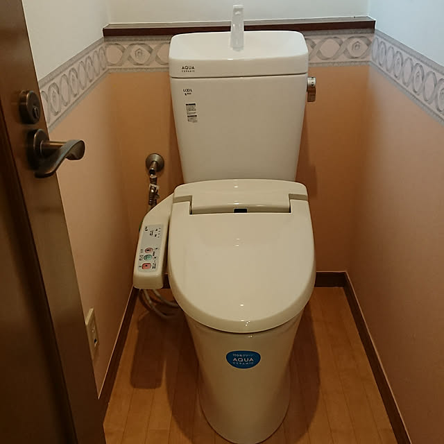 Bathroom,トイレ内装,ひとりでできるもん,便器交換,100年クリーン,節水便器に交換,コメントスルーで大丈夫です！,ご参考になればと,INAX,便器取り付け,RCの皆さまに感謝♡,工事費節約,アメージュZ,リトイレ給水タンク,トイレタンクの給水方法,すべて自分で！,便器交換完了,本当に連投ごめんなさい tsutawarimasuの部屋