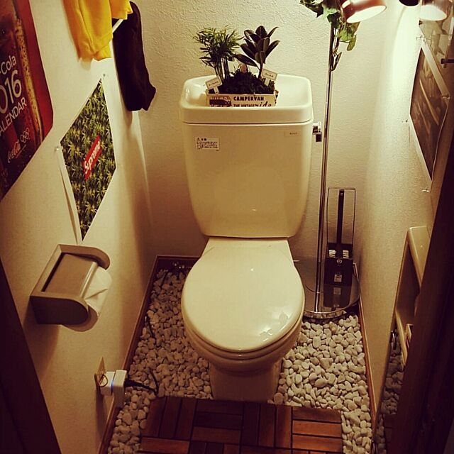 Bathroom,照明,砂利,自動電灯 Kenjiの部屋