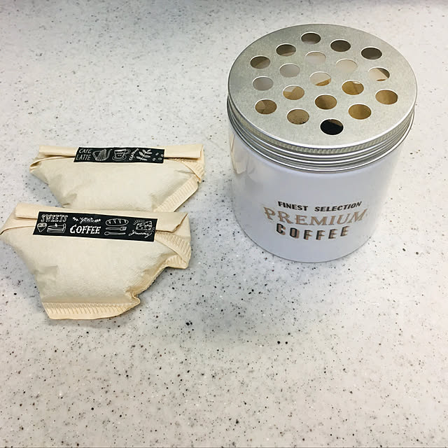 ウォールステッカー,消臭ビーズ　詰め替えボトル,キャンドゥ,エコな暮らし,コーヒーかす,消臭剤,コーヒーフィルター,Overview yukaの部屋