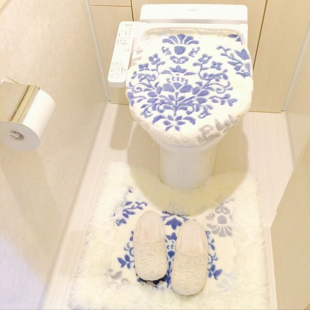 Bathroom,ユニクロ,しろが好き,花柄,ニトリ,シンプル Norikoの部屋