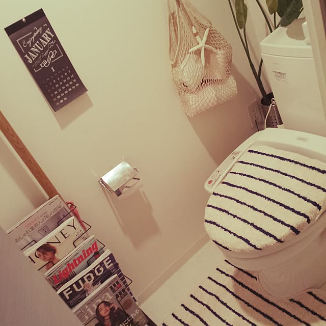 Bathroom,しまむら,海を感じるインテリア,観葉植物,吉田怜香,ig→namiheeeey,WTW,ungrid,LIFE's,Todayful,100均,トイレ namiheeeeyの部屋