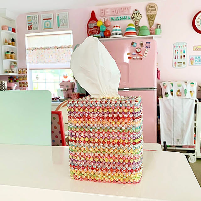 ティッシュケース,Kitchen,ビーズ,ハンドメイド Kozuの部屋