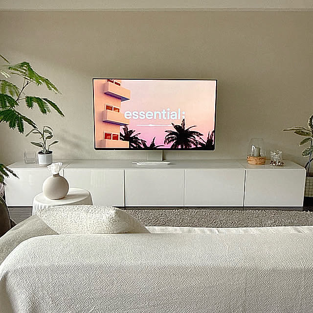 Overview,UPPLEVA,壁掛け風TV,テレビ台,IKEA,テレビボード,BESTA,ベストー biroballonneの部屋