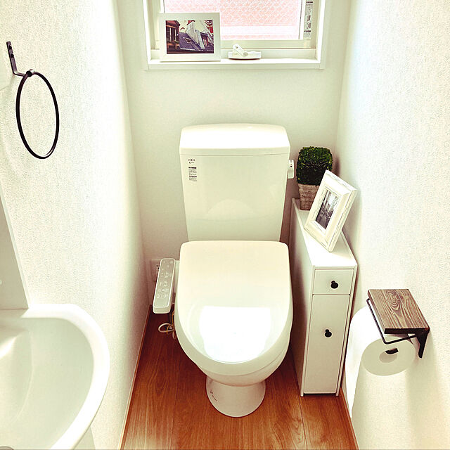 DIY,ナチュラル,リノベーション,Bathroom iam_kadononecoの部屋