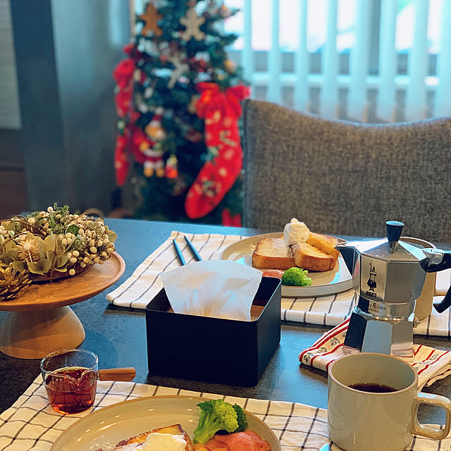 My Desk,ゴミ箱,RoomClipショッピング,朝食,ティッシュケース,ハーフティッシュケース,山崎実業 RIN ntayの部屋