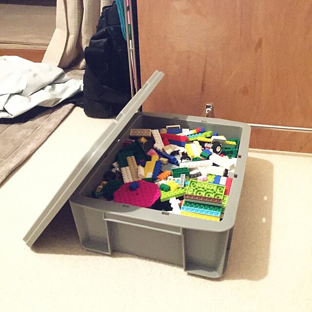 My Shelf,レゴ収納,おもちゃ収納,業務用,コンテナボックス,コンテナBOX,サンボックス Hidetoの部屋