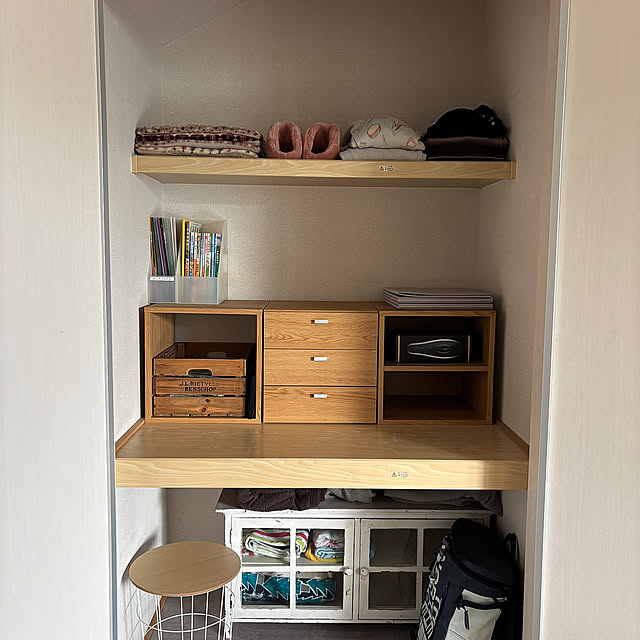 My Shelf,断捨離,ナチュラル,収納,犬のいる暮らし,ミニマリスト,シンプルな暮らし,DIY,ディスプレイ,モルタル調 funky_ayankeeの部屋