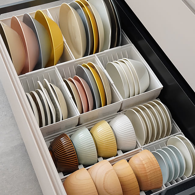 Kitchen,トトノ シリーズ,トトノ,トトノディッシュスタンド,引き出し収納,ナチュラル,インテリア,北欧,北欧インテリア,壁付けキッチン ma.home___の部屋