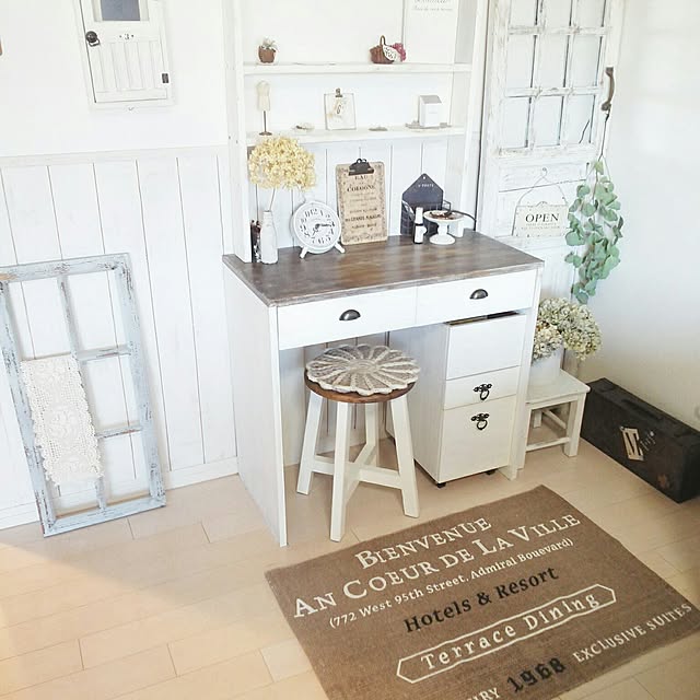 My Desk,ラグ,Insta→lelien-tomo tomoの部屋