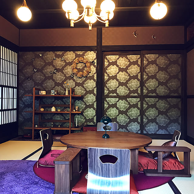 増築棟,ウォールナット,マスターウォール,断捨離中,高岡屋,蝶,パントン,どらいふらわー♡,骨董のびる,Lounge kanaの部屋
