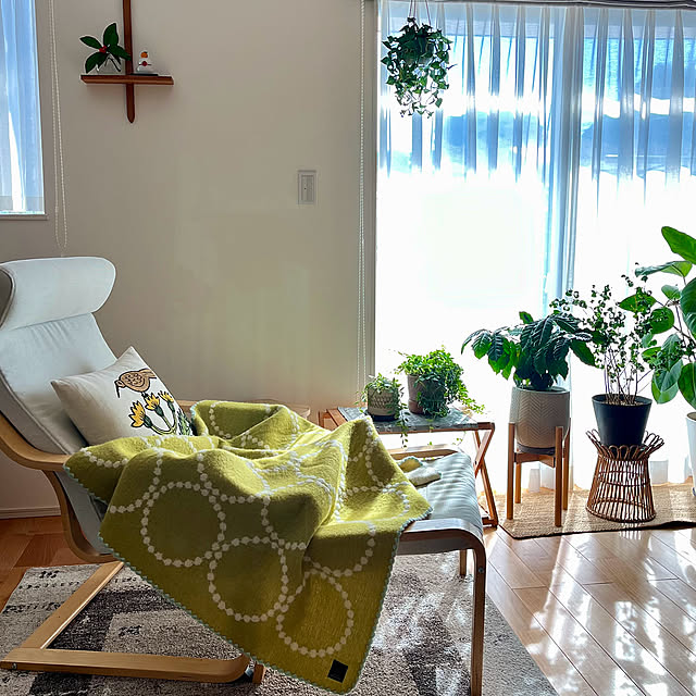 Lounge,ブランケット,ミナペルホネン,リラックス空間,ナチュラルインテリア,お正月,小さなおうち,RCの出会いに感謝♡,NO RC NO LIFE☻*,こどものいる暮らし,お正月インテリア,見てくださって感謝です♡,2枚投稿,北欧雑貨,グリーンのある暮らし,冬支度,ポエング,IKEA,松尾ミユキ ha_ru76の部屋
