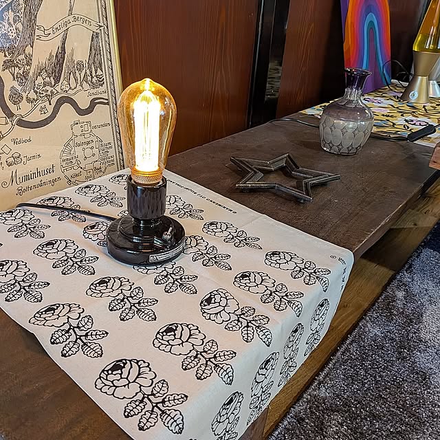 My Desk,ファブリックアイテム,ミッドセンチュリー,古民家リノベーション,木製家具,昭和レトロ artfieldの部屋