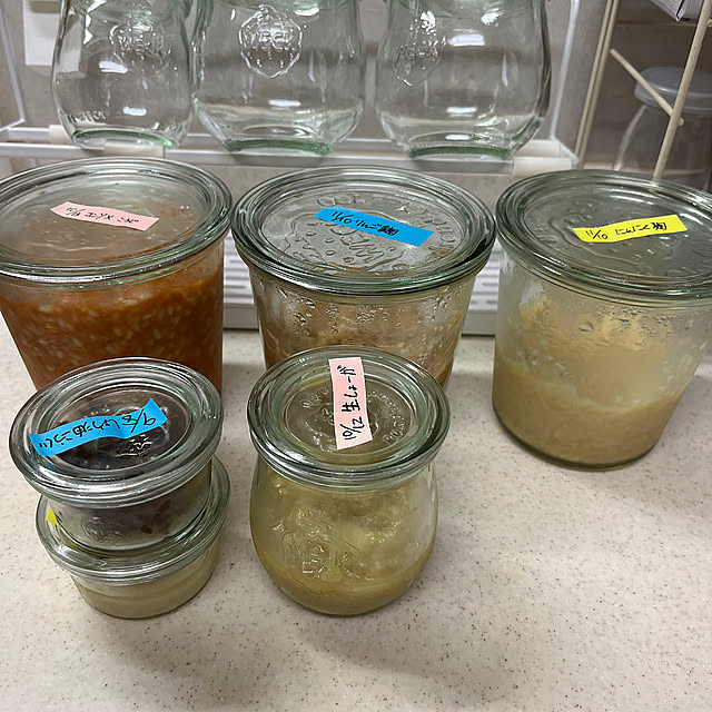 Kitchen,WECK,麹生活,ウェック ガラス容器,保存容器,みてくださる皆様に感謝!,心地よい暮らし reonの部屋