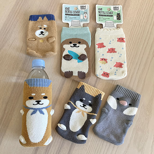 ペットボトルカバー,キャンドゥ,100均 suna_kitsuneの部屋