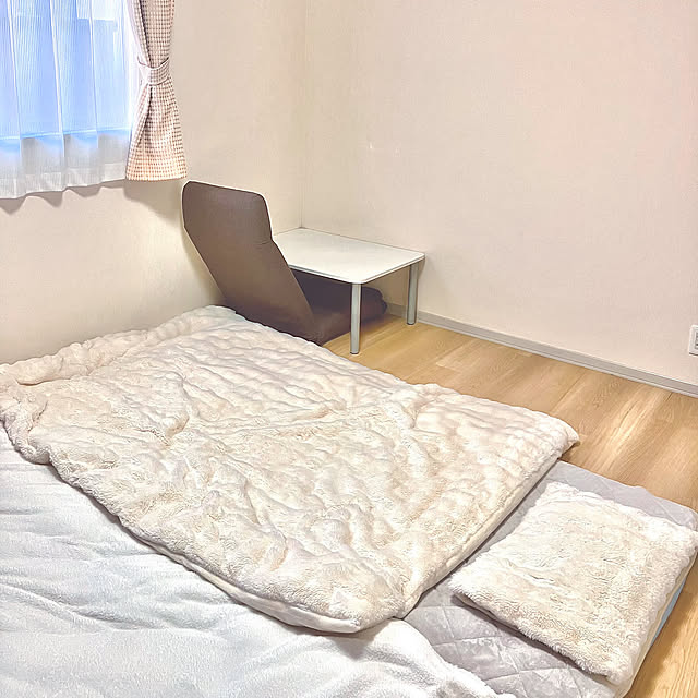 Bedroom,断捨離2024,2024年,ナチュラルインテリア,賃貸インテリア,冬,ニトリ,冬の模様替え Shionの部屋
