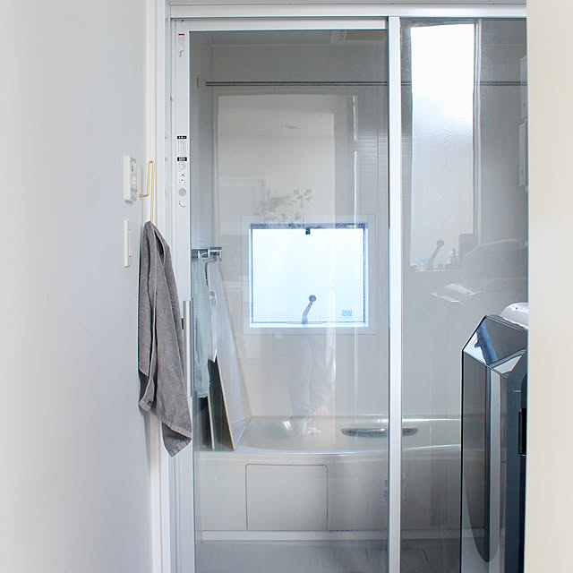 Bathroom,ウォールフック,真鍮フック,真鍮,フック,MOEBE,タオル掛け Kaneyukiの部屋
