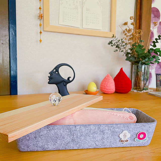 100均アイテム,マスクケース,雑貨,DIY,一人暮らし,団地,自分らしい暮らし,ひと工夫,Lounge Shizuku-sanの部屋