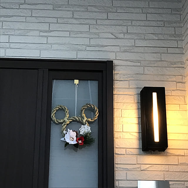 Entrance,締め飾り,ミッキーマウス,ミッキー,ディズニー,しめ飾り,戸建て,戸建,新築一戸建て,新築,新築戸建,工務店の家,カインズホーム,カインズ,お正月 shi622の部屋