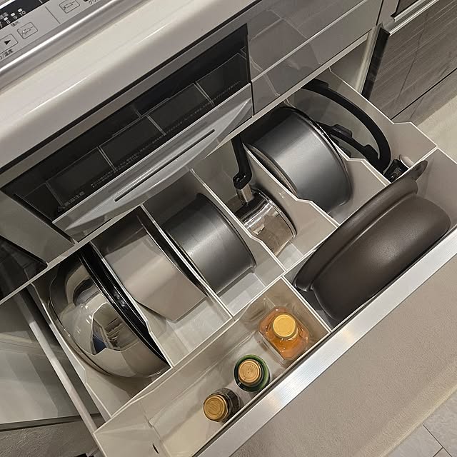 Kitchen,キッチンツール,ホームコーディ,ホームコーディのある暮らし,イオン ホームコーディ,お鍋,お鍋の季節,IH対応,モニター当選ありがとうございます♡,軽くてとてもいい！,軽くて使いやすい,IHクッキングヒーター,ホームコーディ始めました,モニター応募投稿,24㎝鍋,ファイルボックス収納,ファイルボックス,鍋収納,鍋収納引き出し,出し入れしやすい収納,出し入れ簡単,ゆとりある暮らし,ゆとりのある収納,ゆとりある暮らし目指して maruの部屋