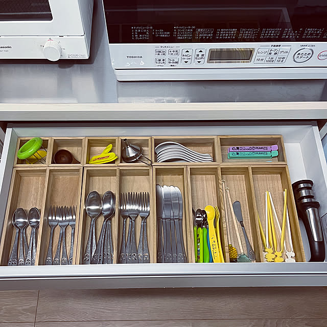 カトラリー入れ,カトラリー収納,カリフォルニアスタイル,西海岸インテリアに憧れ,ダイソー,スヌーピー,Kitchen mikanの部屋