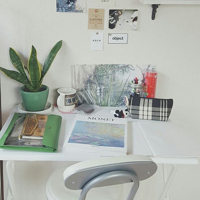 My Desk,観葉植物,写真,セルフ,花器,モネ soonaの部屋