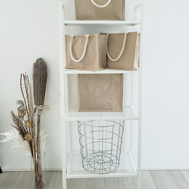 Bathroom,洗濯,洗濯カゴ　ニトリ,無印良品,サリュ,ほうき,ドライフラワー,BAG,IKEA moguの部屋