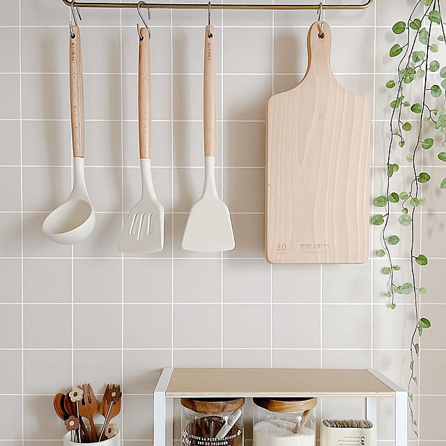 キッチンツール,ナチュラルキッチン,ナチュラルインテリア,カフェ風インテリア,ナチュラル,壁紙DIY,楽天で買ったもの,Kitchen kurumiの部屋