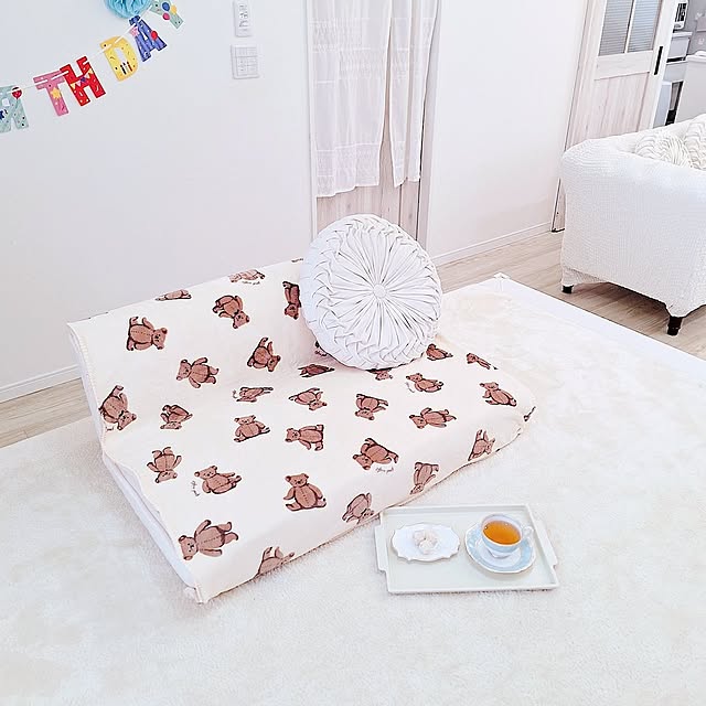 Lounge,リラックス空間,小上がり,ミニソファー,１人時間,くまさん柄 prettychieの部屋