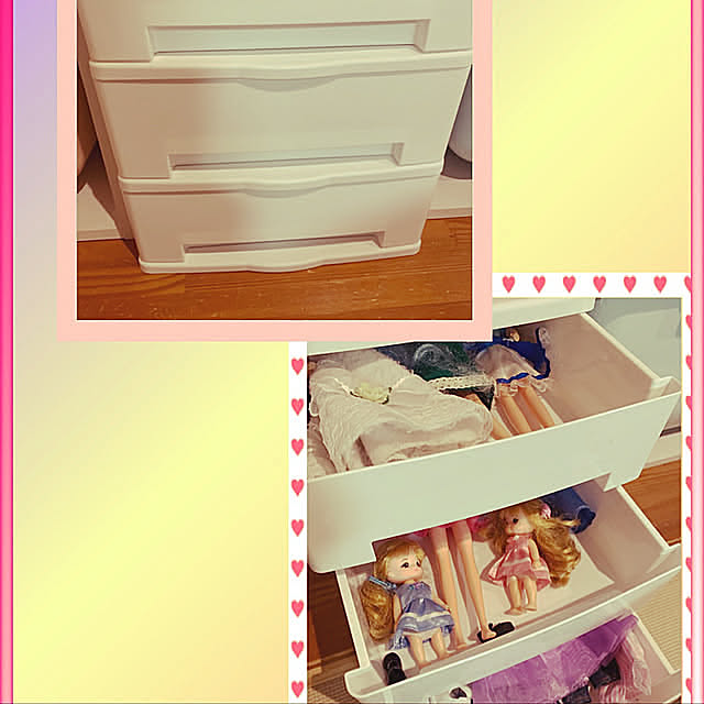 りかちゃん収納,ニトリ Marchの部屋