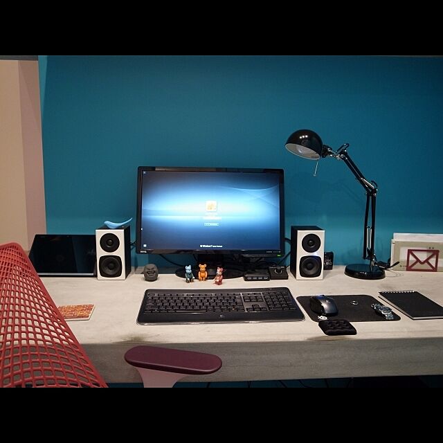 My Desk,書斎,チェア,IKEA coreの部屋
