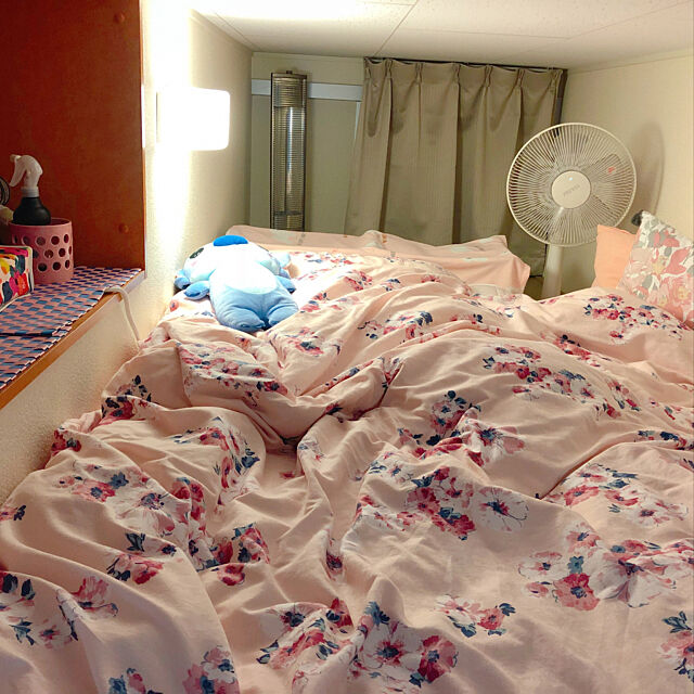Bedroom,フランフラン,ロフト,一人暮らし,雑貨,北欧,ダイソー,レオパレス ロフト Lillianの部屋
