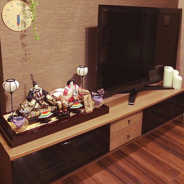 Lounge,テレビ台,テレビボード,ひな祭り,ひな人形,久月 ひな人形 hamhanの部屋