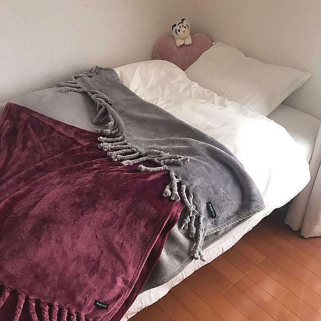 ダイソー,Francfranc,無印良品,100均,Bedroom,ハート型,綿100%,ナチュラル,脚付きマットレス yyyCuwの部屋