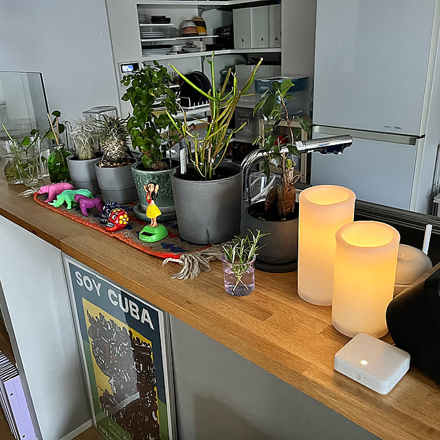 Kitchen,間接照明,IKEA 照明,キッチンカウンター yukiの部屋