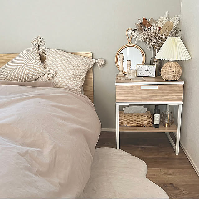 ナチュラル,カフェ風,IKEA,無印良品,Bedroom kiiiの部屋