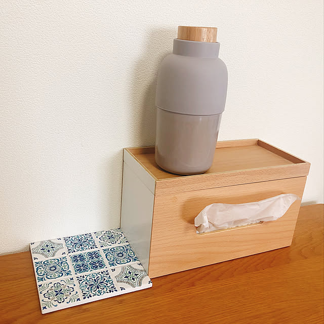 ダイニングテーブル,ideaco,ティッシュケース,鍋敷き,ニトリ,My Desk,mochibin,ウェットティッシュケース,モチビン yuuの部屋