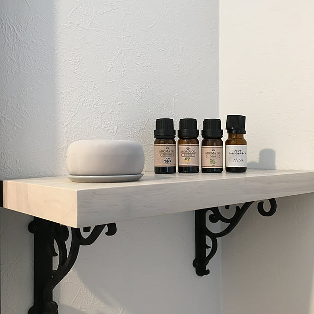 ウォールシェルフ,アロマオイル,アロマストーン,無印,無印良品,アンティーク,レトロ,北欧,My Shelf lady_home65の部屋