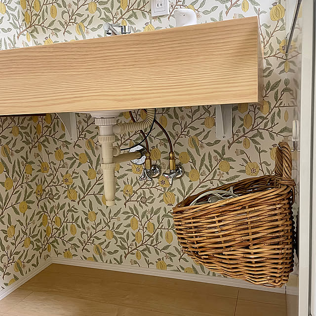 Kitchen,洗面台周り,かご・バスケット,キッチンリフォーム,昭和の家 hachitomo9324の部屋