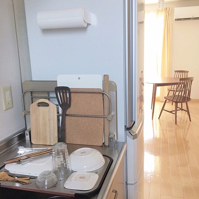Kitchen,ミニマリスト,アパート暮らし,インスタにものせてます maitakeの部屋