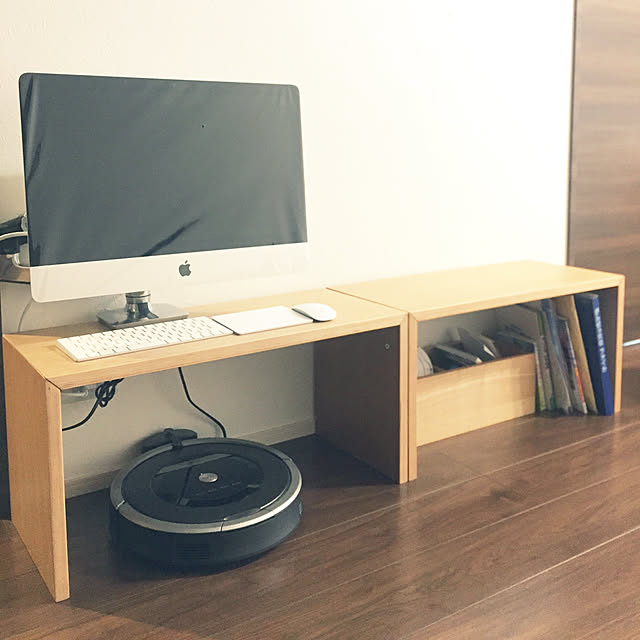 My Desk,ルンバ,Mac,無印良品 Harukaの部屋