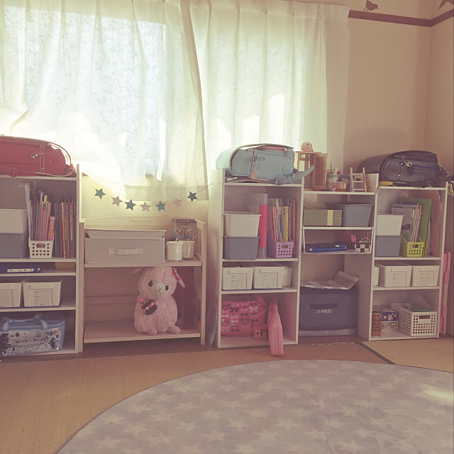 My Shelf,ニトリ,セリア,ランドセルラック yunamiの部屋