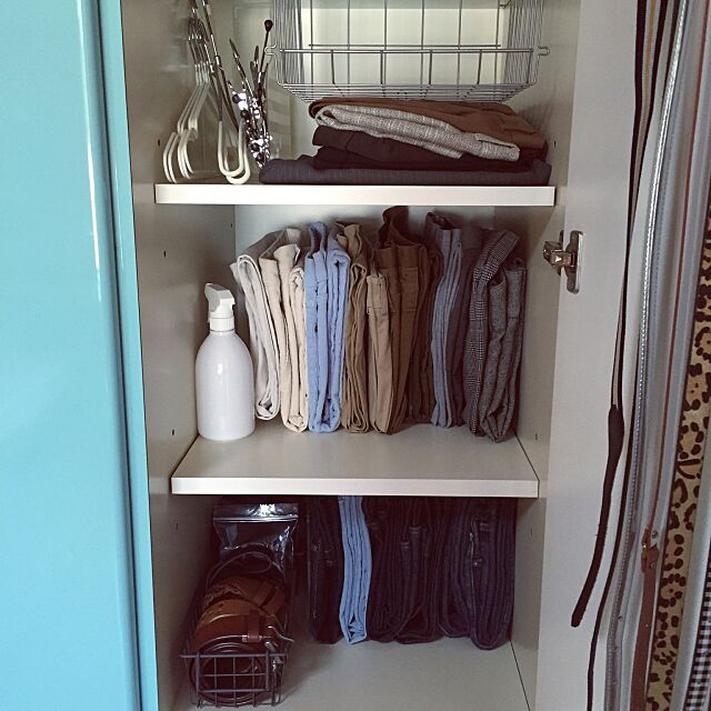 My Shelf,クローゼットの中,ブックスタンド,パンツ収納,クローゼット,収納,衣類収納 haru0_44の部屋