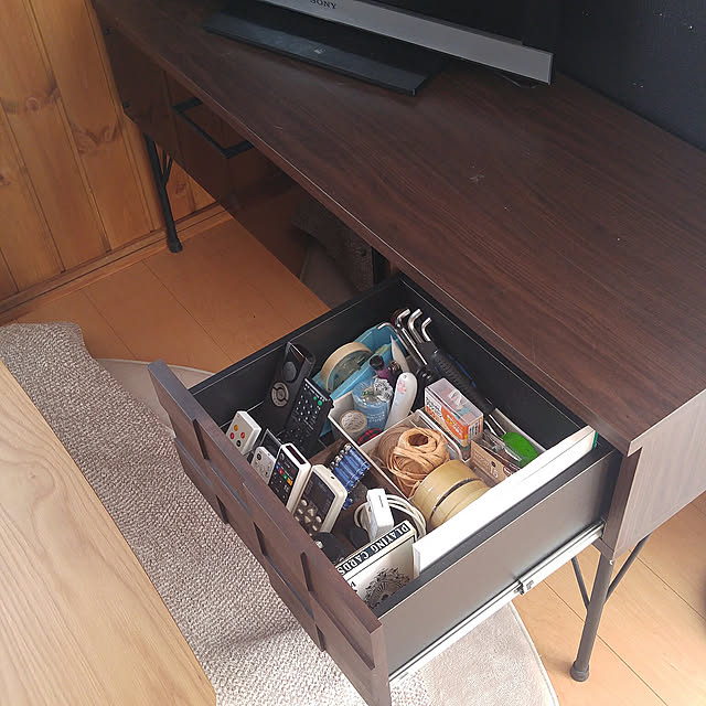 10000人の暮らし,リモコン,DAISO♥,100均収納 l..tomesanの部屋