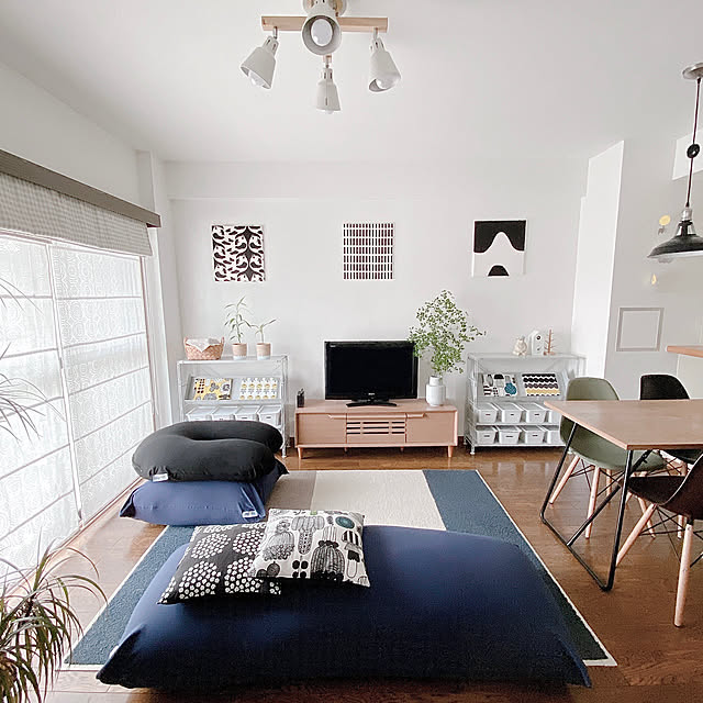 夏の模様替え,無印良品,マリメッコ,ドウダンツツジ,こどもと暮らす,男の子と暮らす。,こどものいる暮らし,ヨギボー,ビーズクッション,賃貸マンション,Yogibo,ファブリックパネル atkの部屋