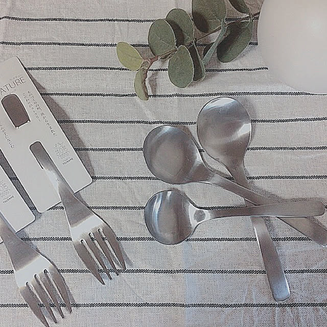 すきなものに囲まれた暮らし,IKEAのキッチンクロス,セリアのカトラリー,100均,『RCカントリー倶楽部☆』,セリア,賃貸,断捨離,3DK,丁寧な暮らし,賃貸でも諦めない！,IKEA,My Desk,カトラリーは4種類ありましたよ akoの部屋