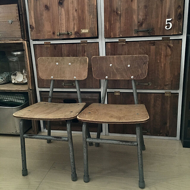 My Desk,幼稚園椅子,椅子,昭和レトロ,古道具好き,古道具 furu.の部屋